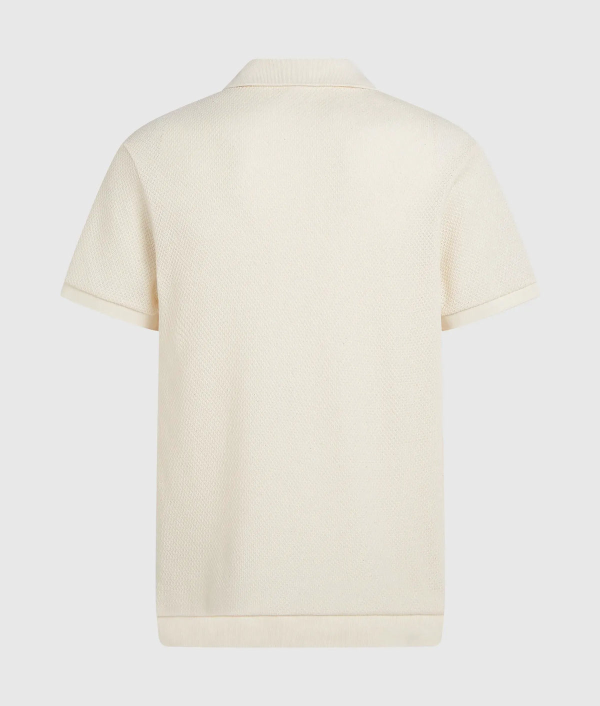 Metal Monogram crochet polo shirt