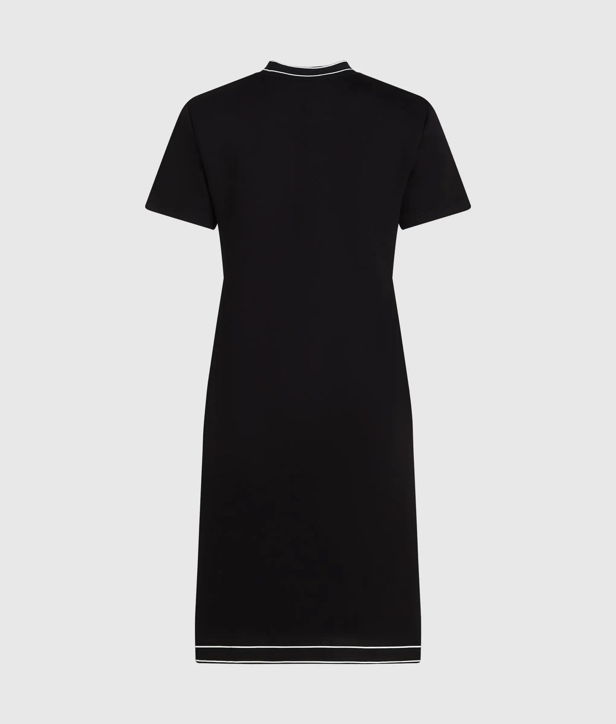 Piped T-shirt dress