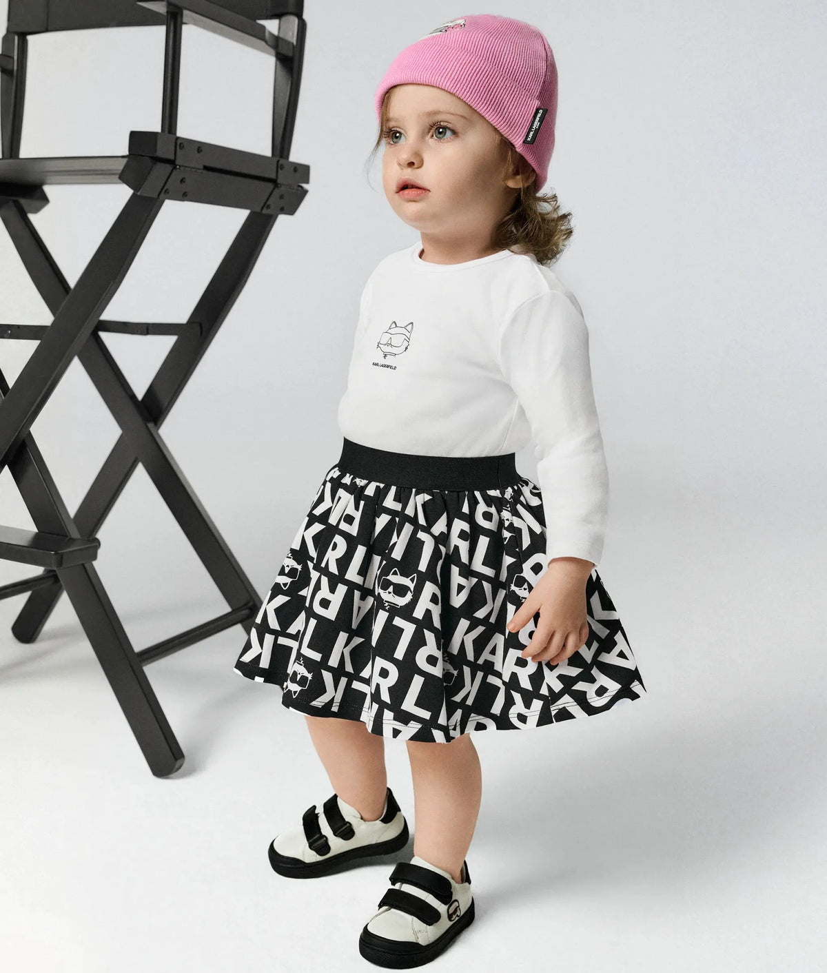 Girls all-over-print Ikon dress