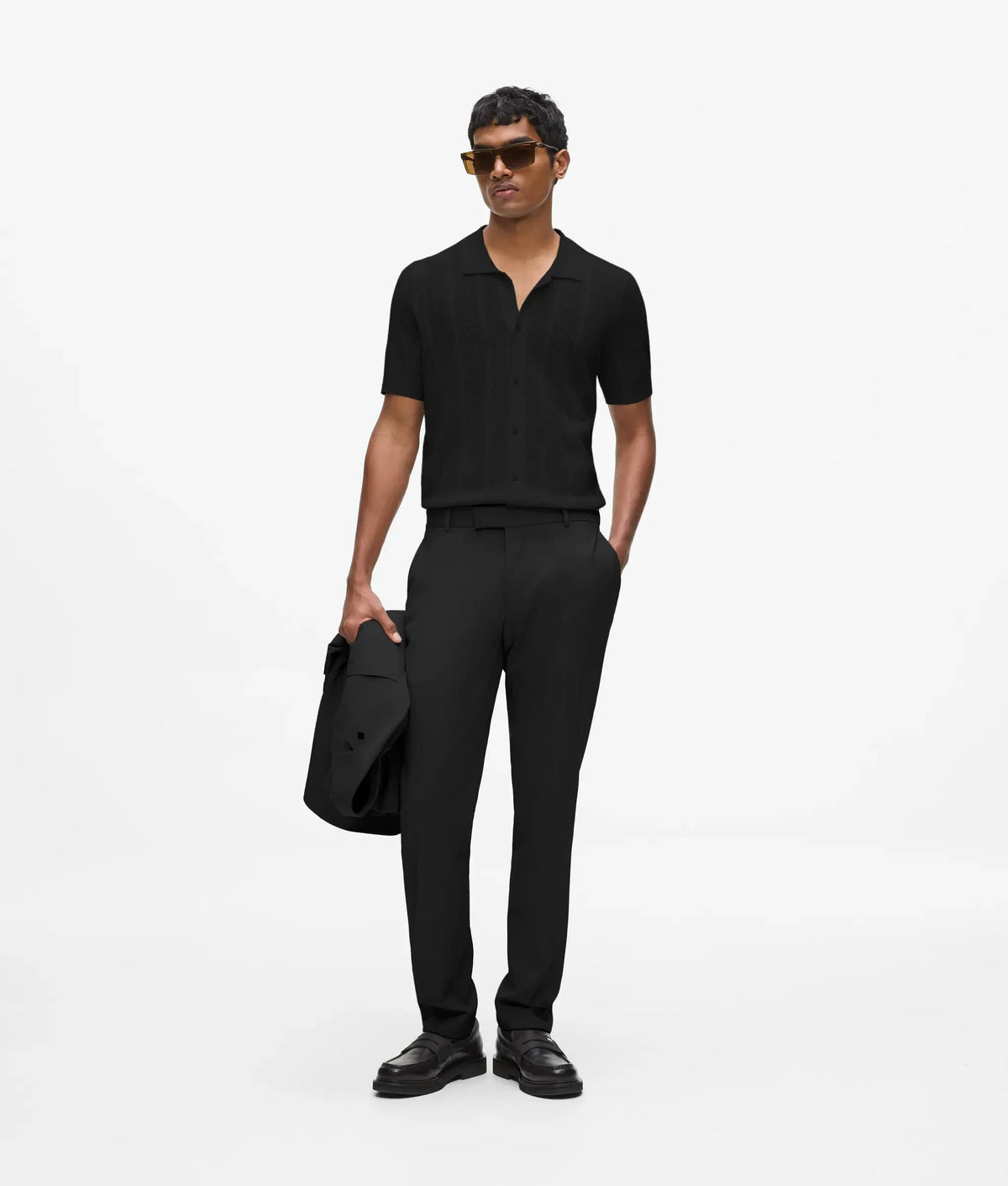 Short‑sleeved knit shirt