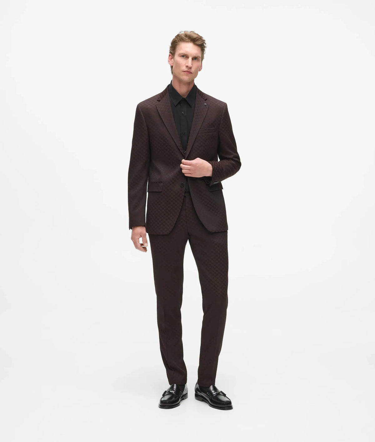 All-over Monogram suit pants