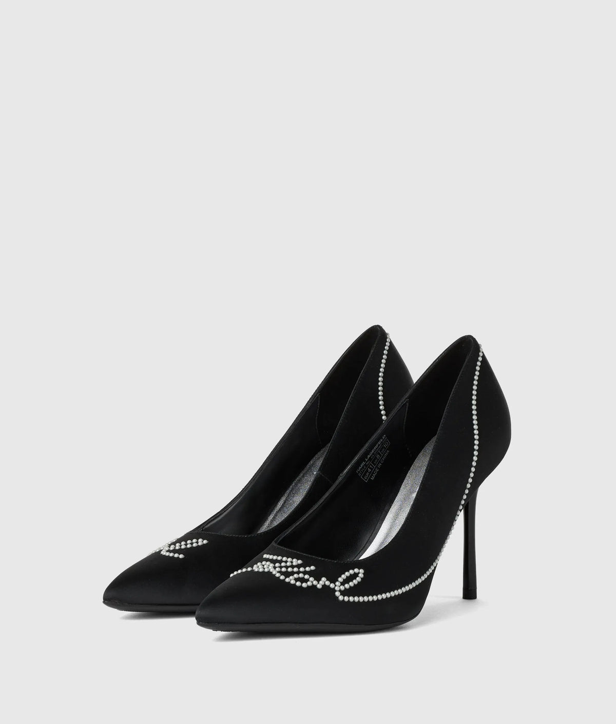 Sarabande faux-pearl heels