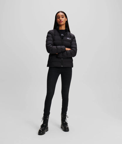 Signature puffer jacket