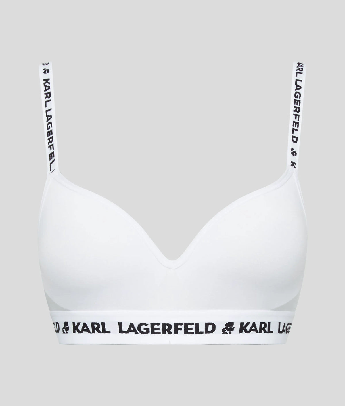 Logo padded bra