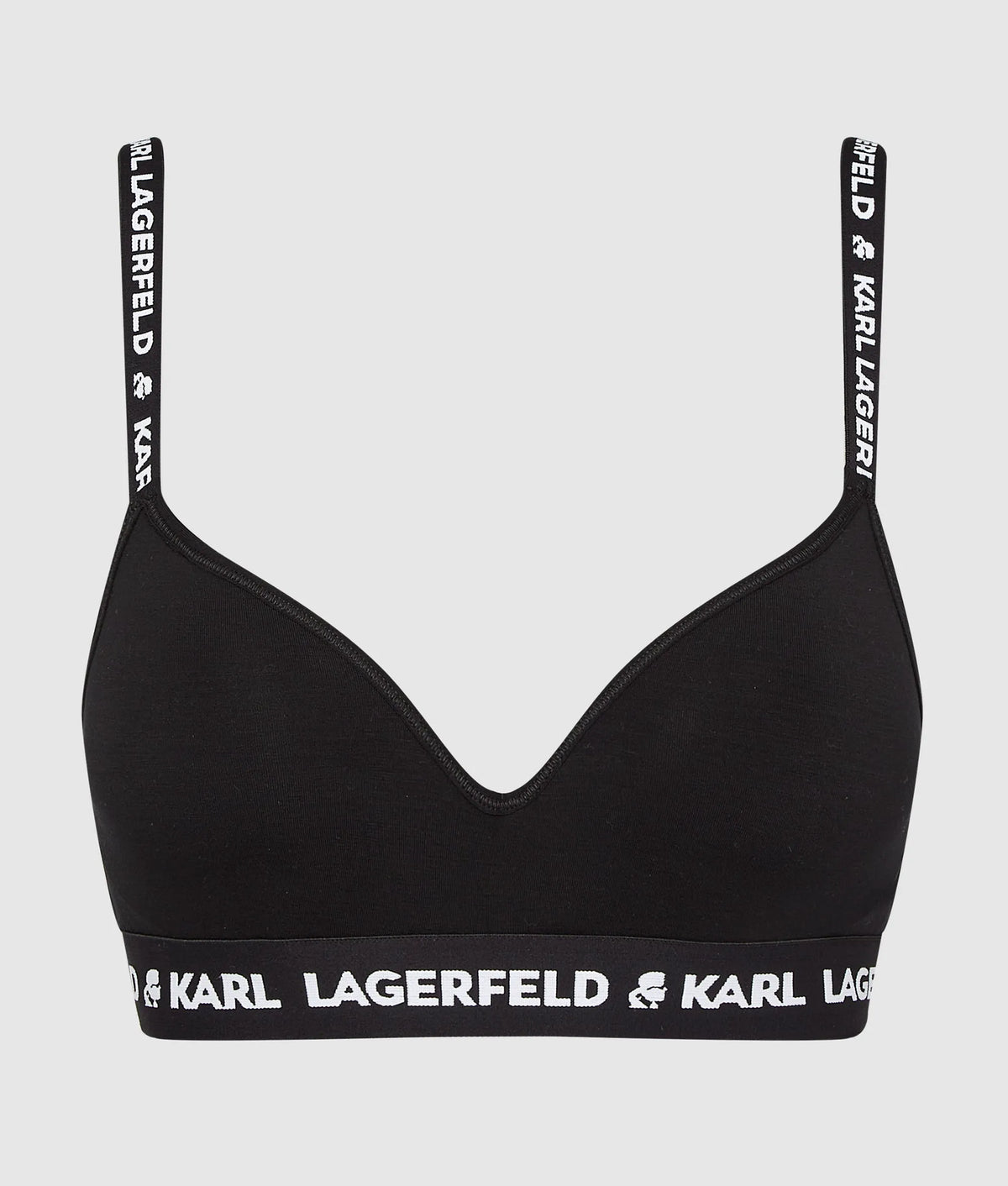 Logo padded bra