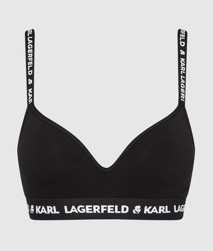 Logo padded bra