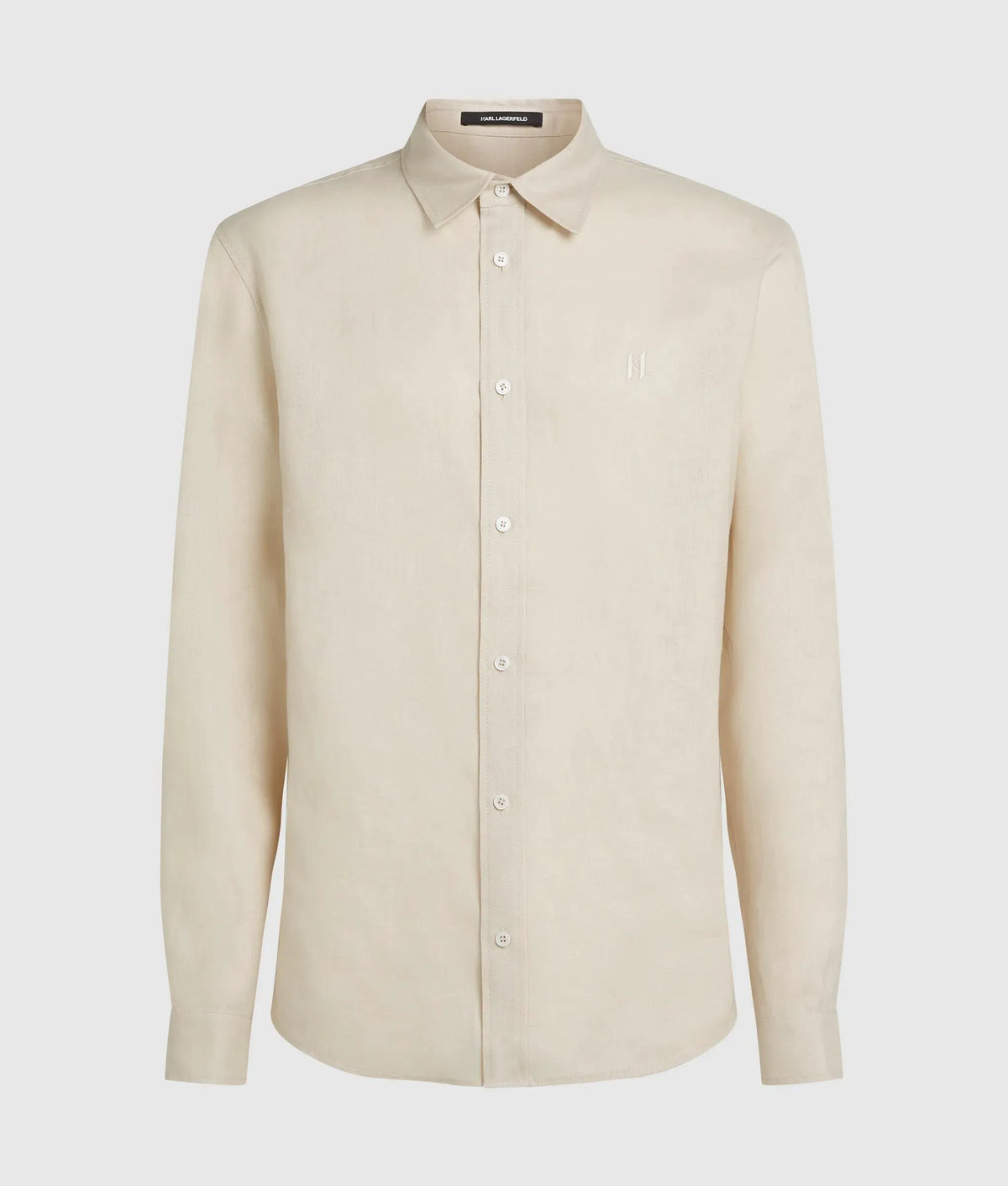 Monogram linen shirt