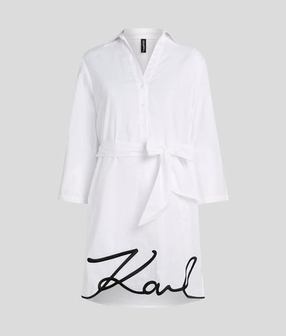 K/Signature beach shirt dress