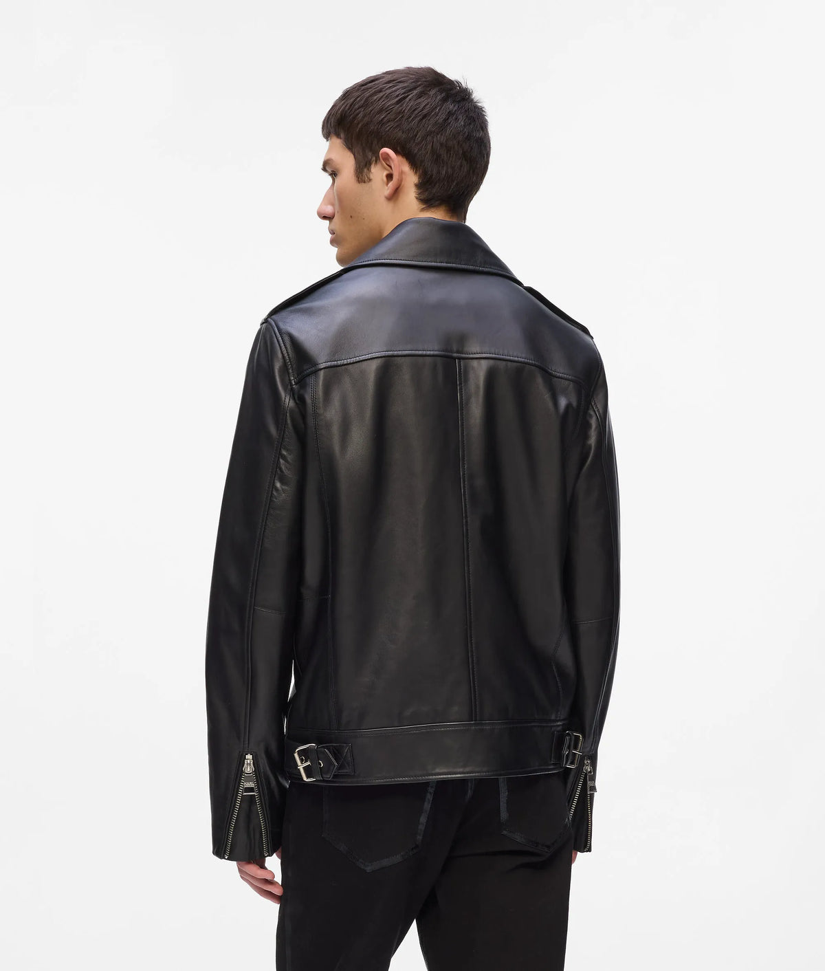 Karl Essential leather jacket