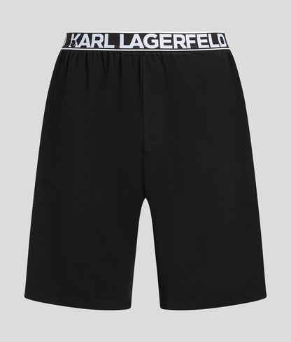 Logo pajama shorts