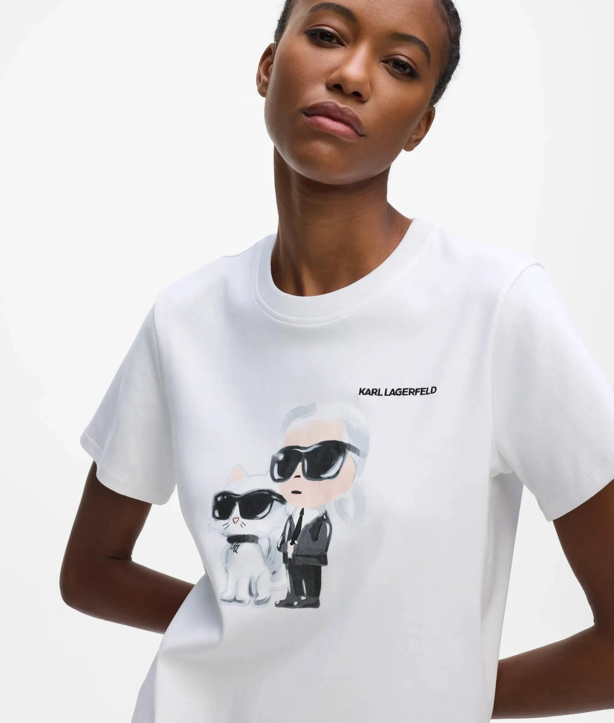 Ikon Karl & Choupette aquarelle T-shirt