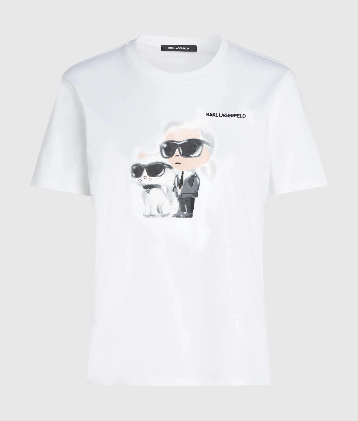 Ikon Karl & Choupette aquarelle T-shirt