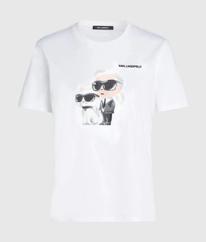 Ikon Karl & Choupette aquarelle T-shirt