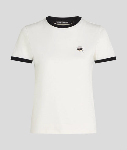 Ikon contrast piping T-shirt