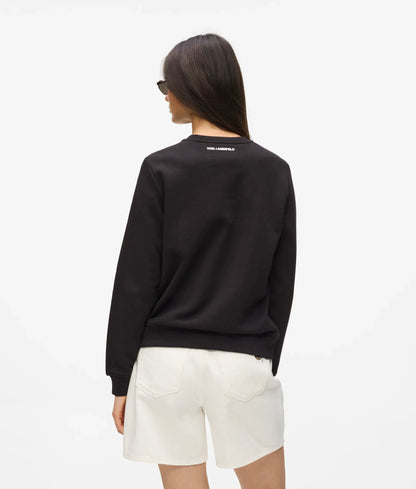 Ikon rhinestone Karl & Choupette sweatshirt