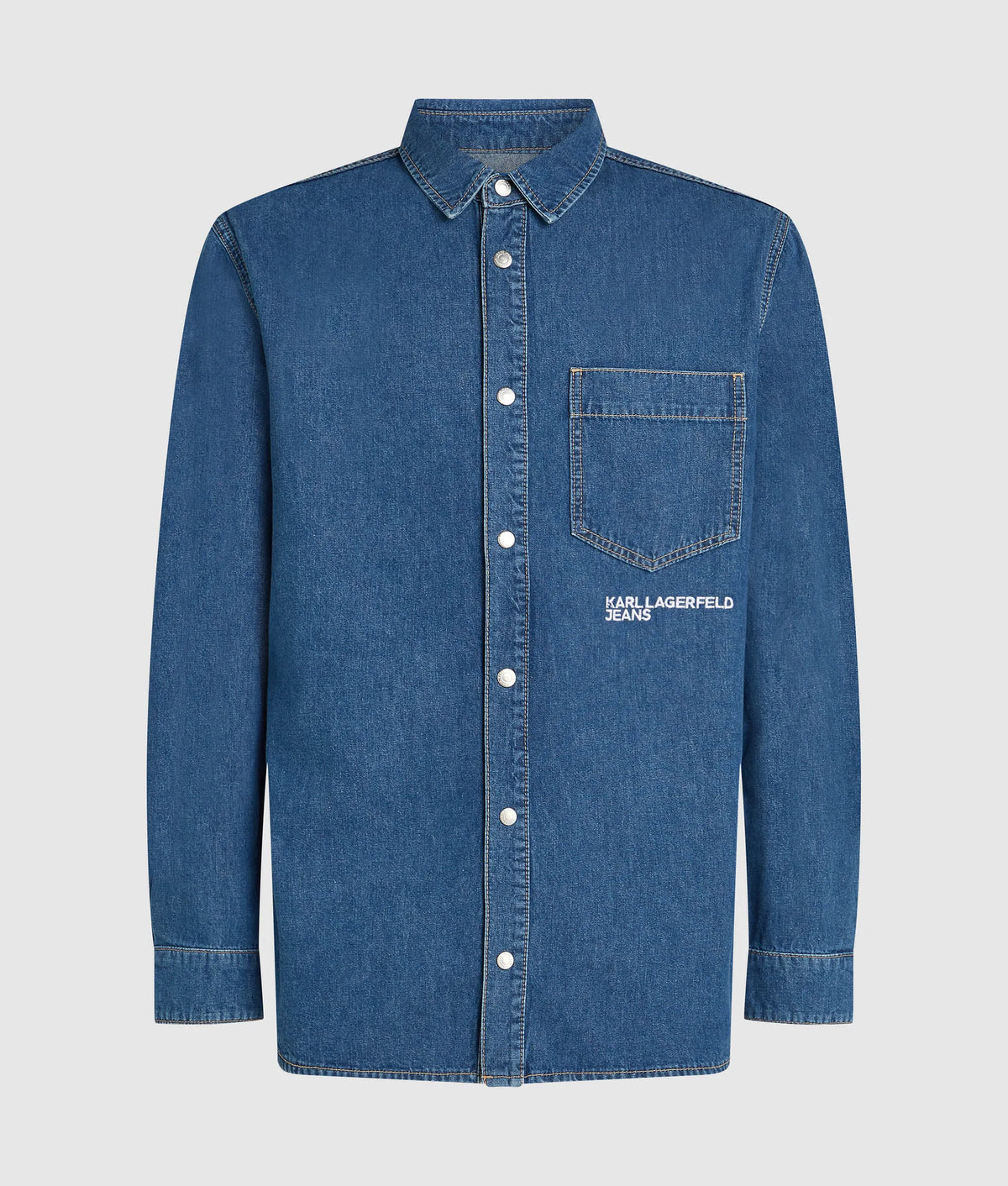 Regular denim shirt