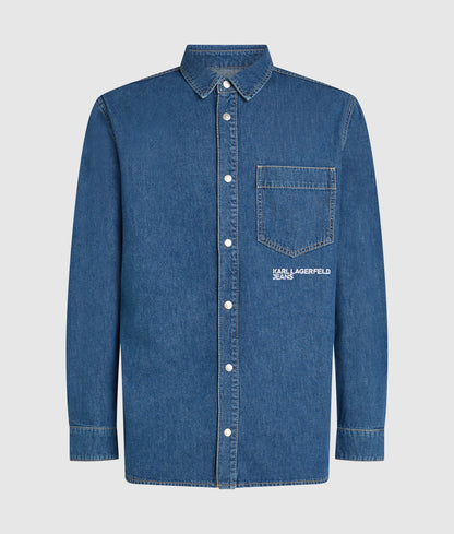 Regular denim shirt