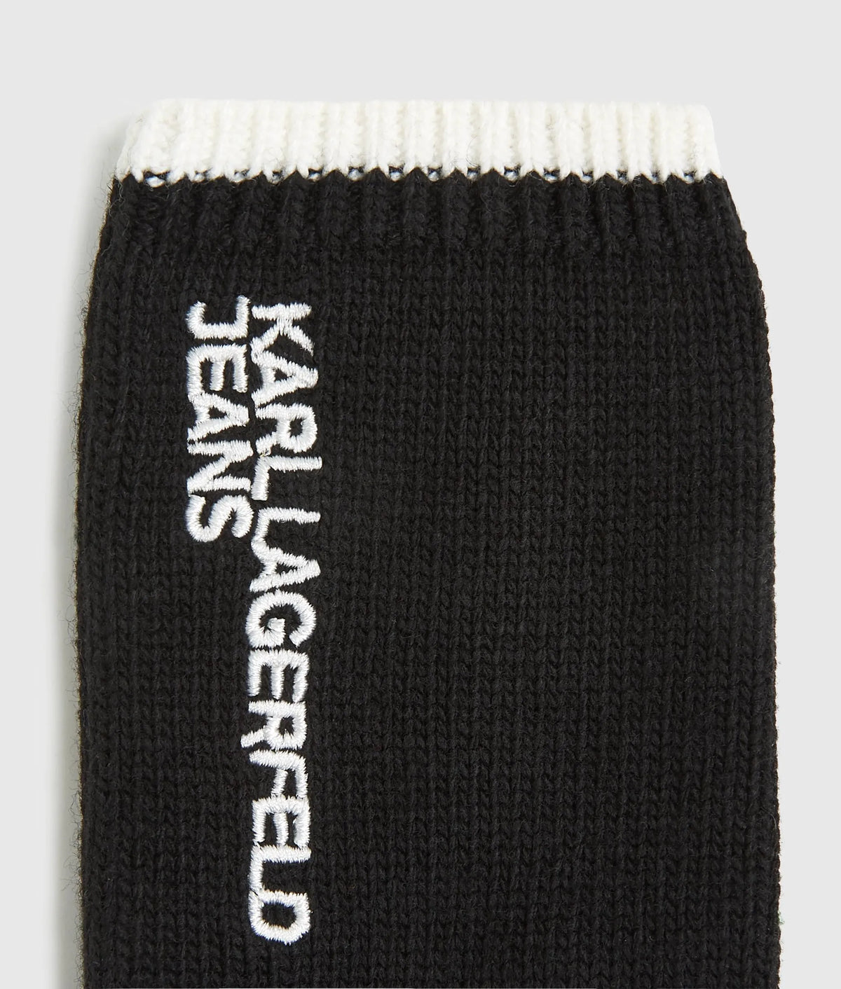Logo knitted gloves