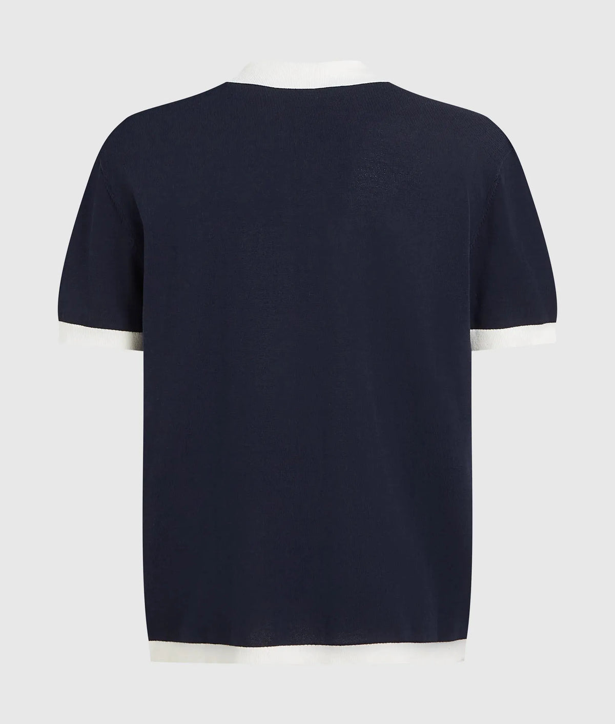 Monogram knitted polo shirt