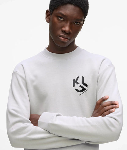 Monogram patch sweatshirt