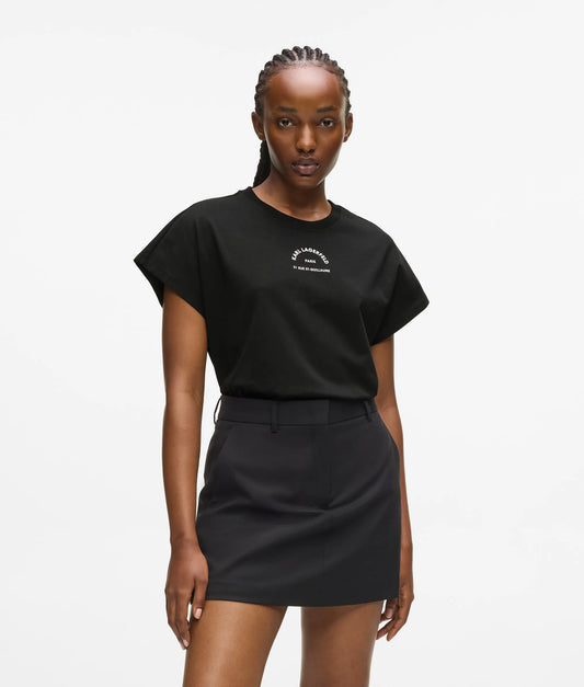 Relaxed Rue St-Guillaume glitter T-shirt