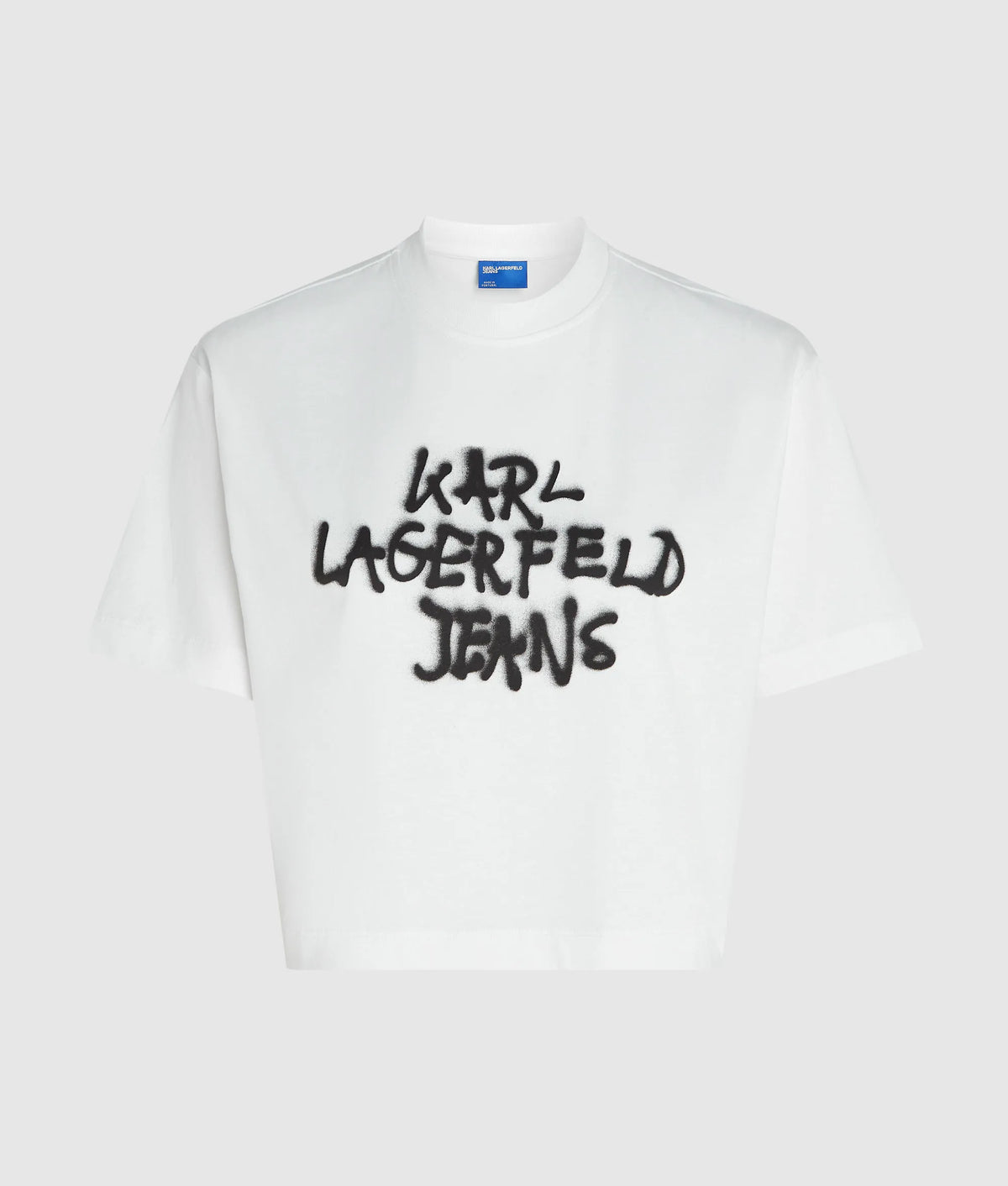 Cropped graffiti T-shirt