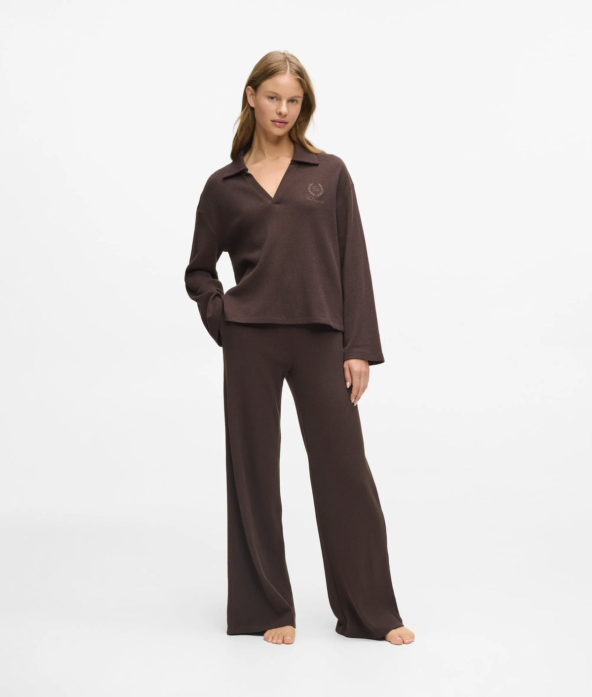 Waffle loungewear pants