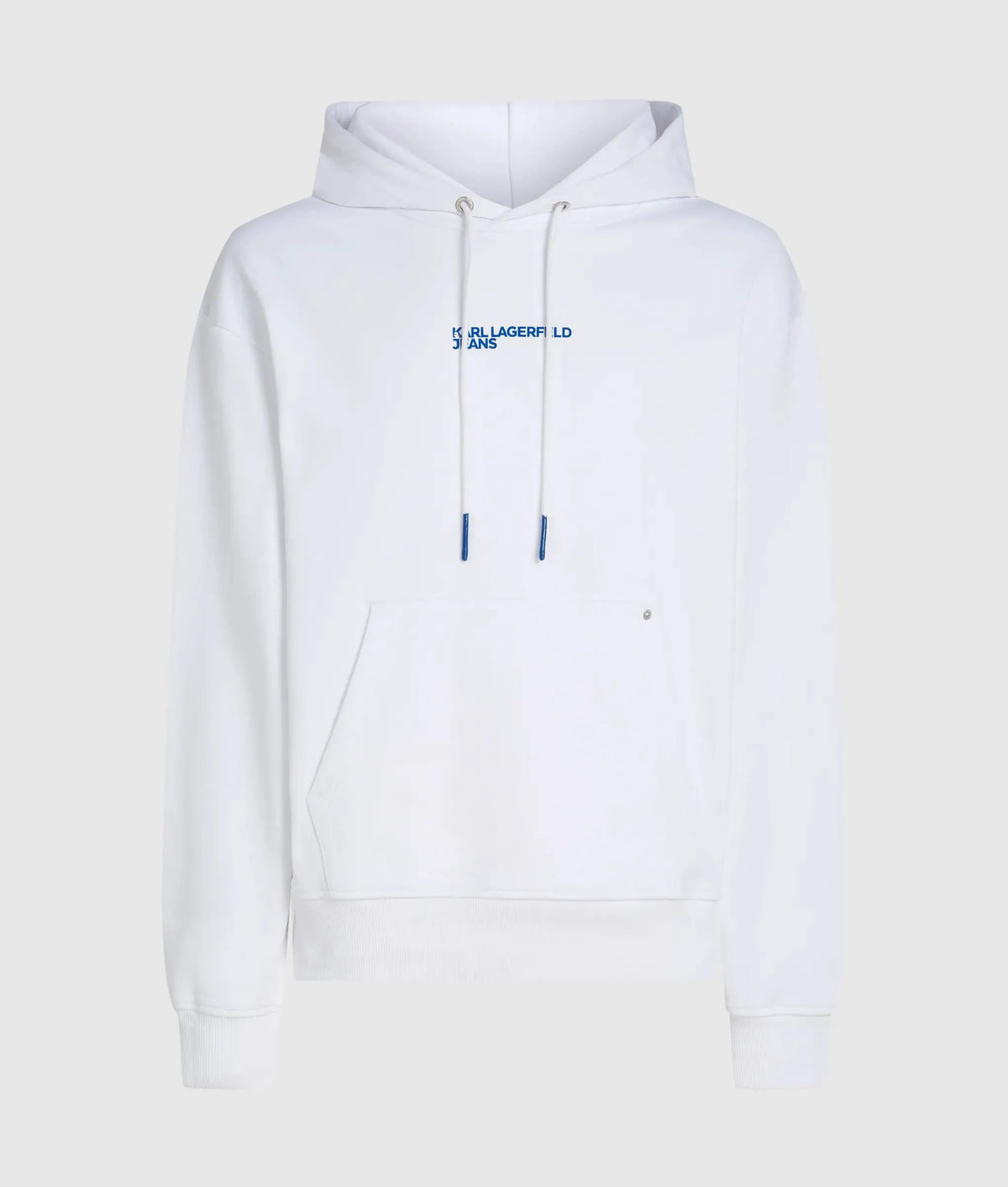 Relaxed graphic Karl print hoodie