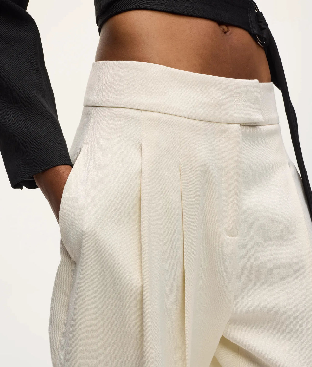 KL Studio barrel-leg pants
