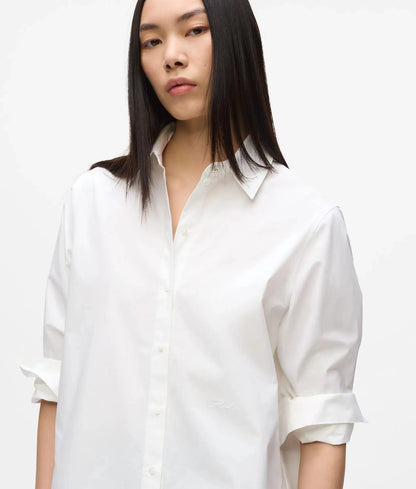 Classic relaxed poplin shirt