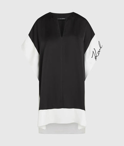 Signature wide sleeve dress