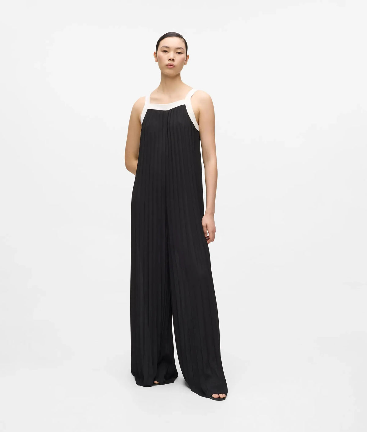 Pleated jumpsuit