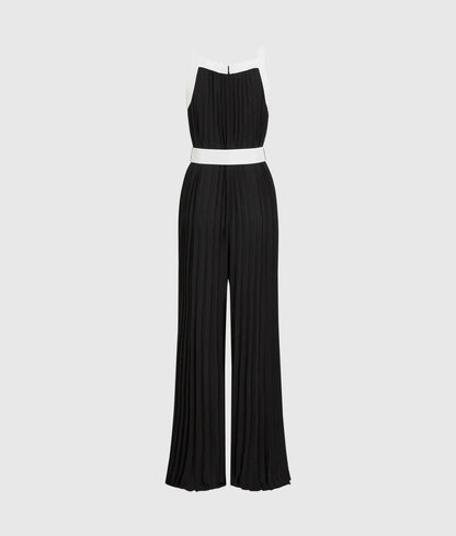 Pleated jumpsuit