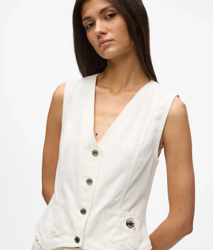 Ikon denim waistcoat
