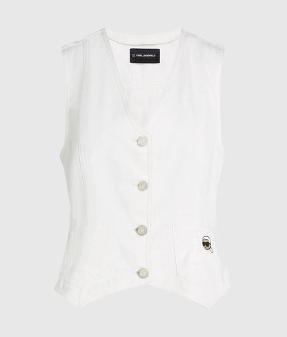 Ikon denim waistcoat