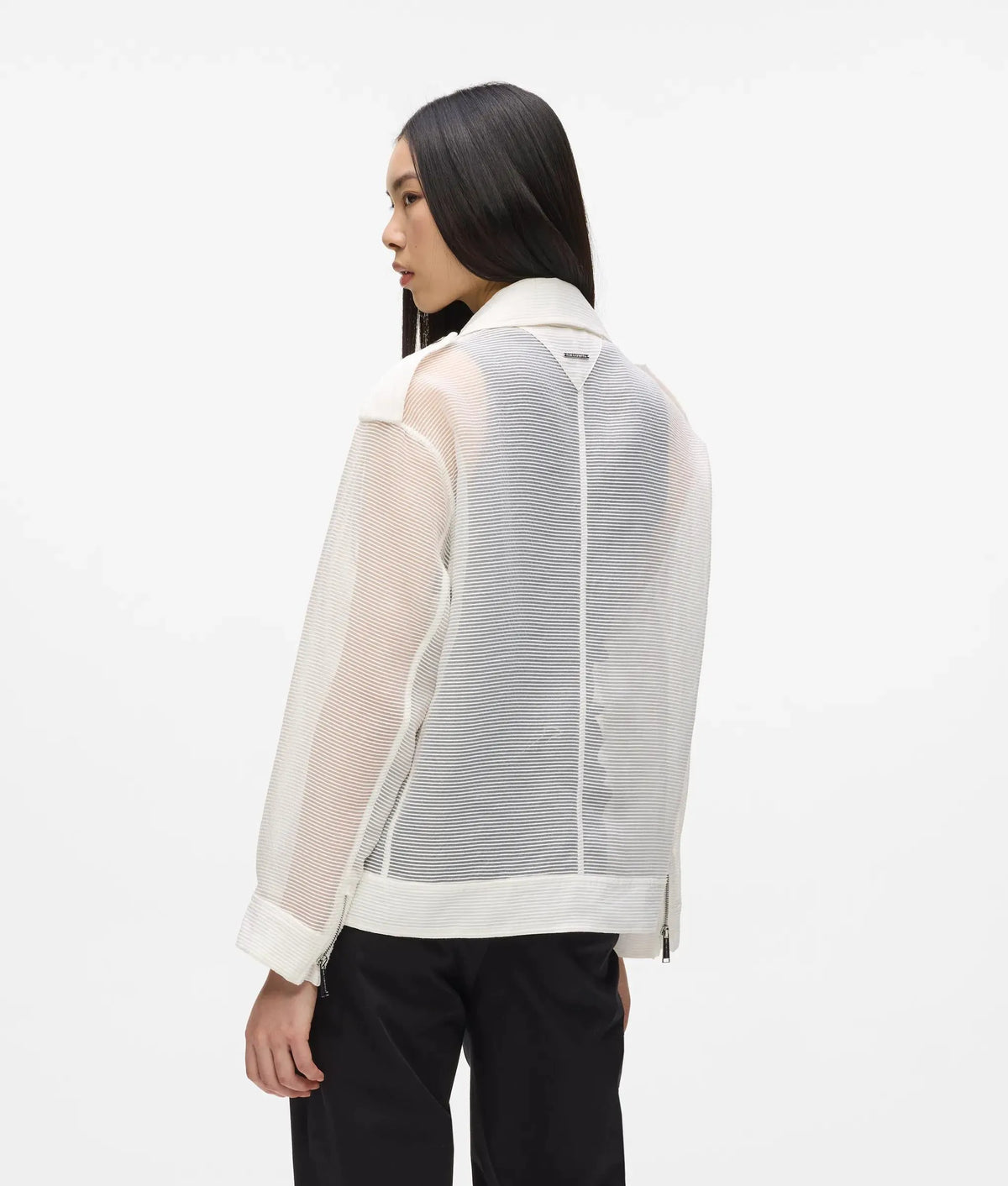 Organza biker jacket