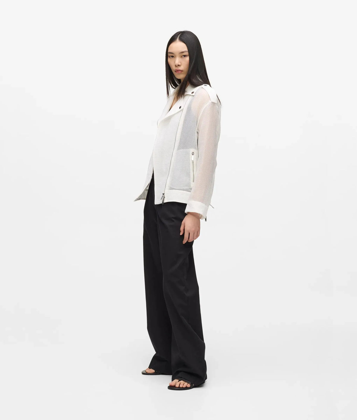 Organza biker jacket
