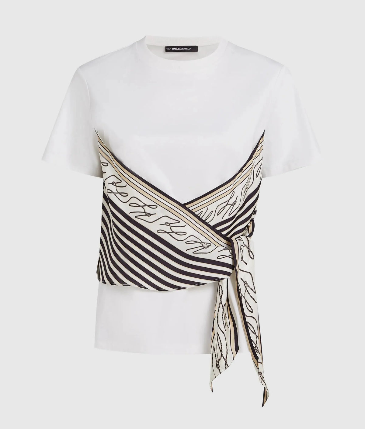 Scarf print T-shirt