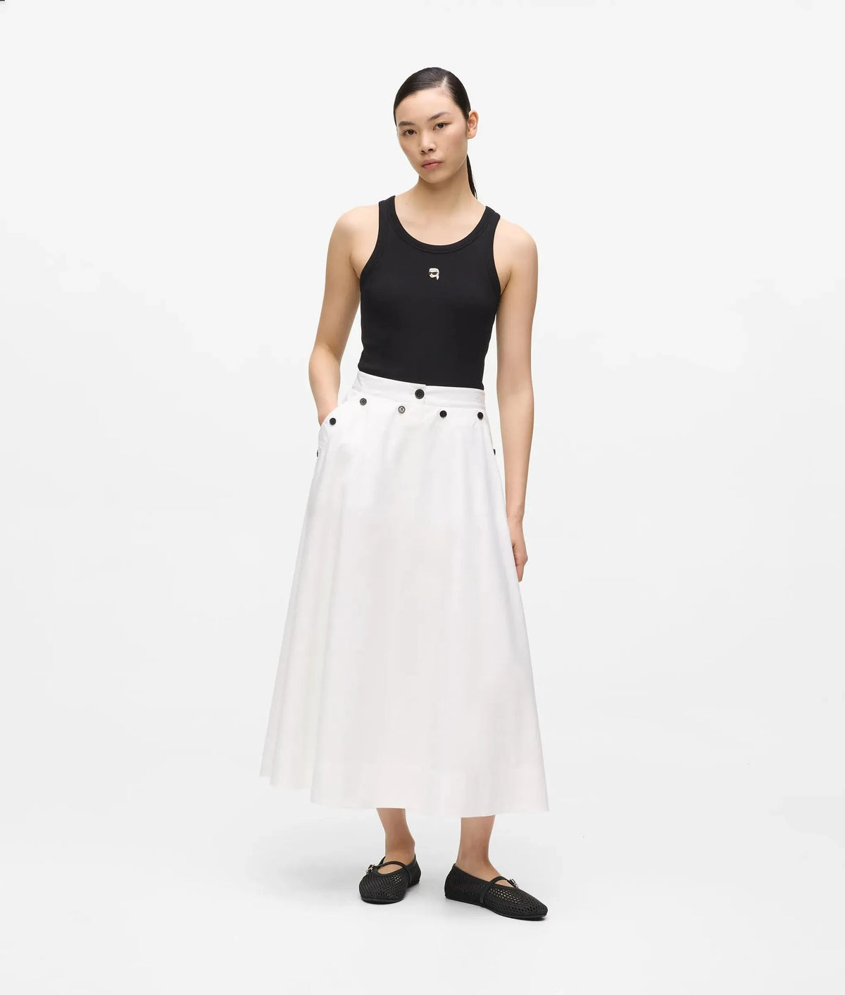 Ikon ribbed tank top