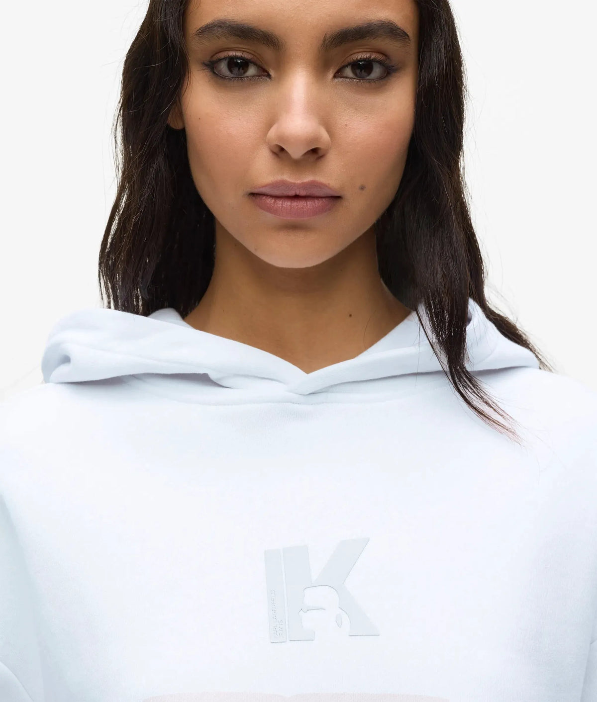Regular K logo hoodie