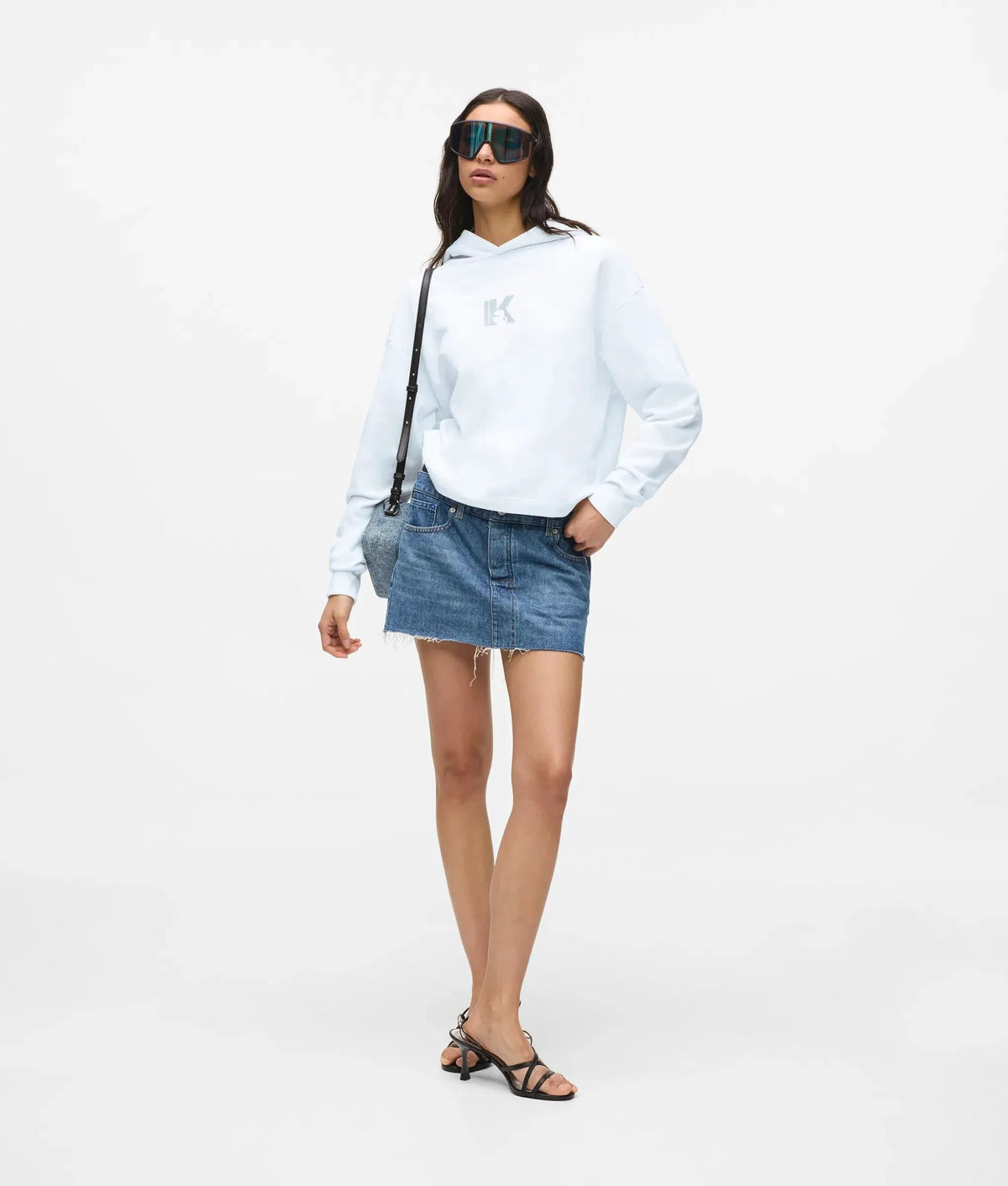Regular K logo hoodie