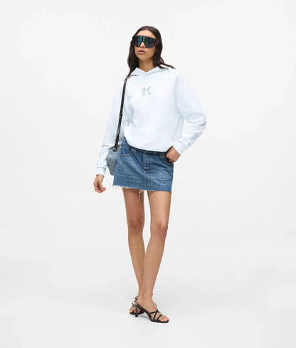 Regular K logo hoodie