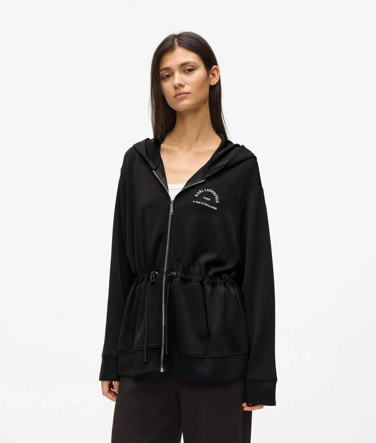 Rue St-Guillaume zip-up hoodie