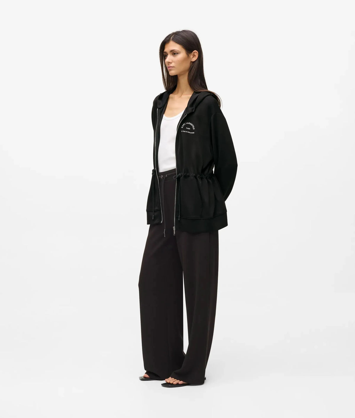 Rue St-Guillaume zip-up hoodie