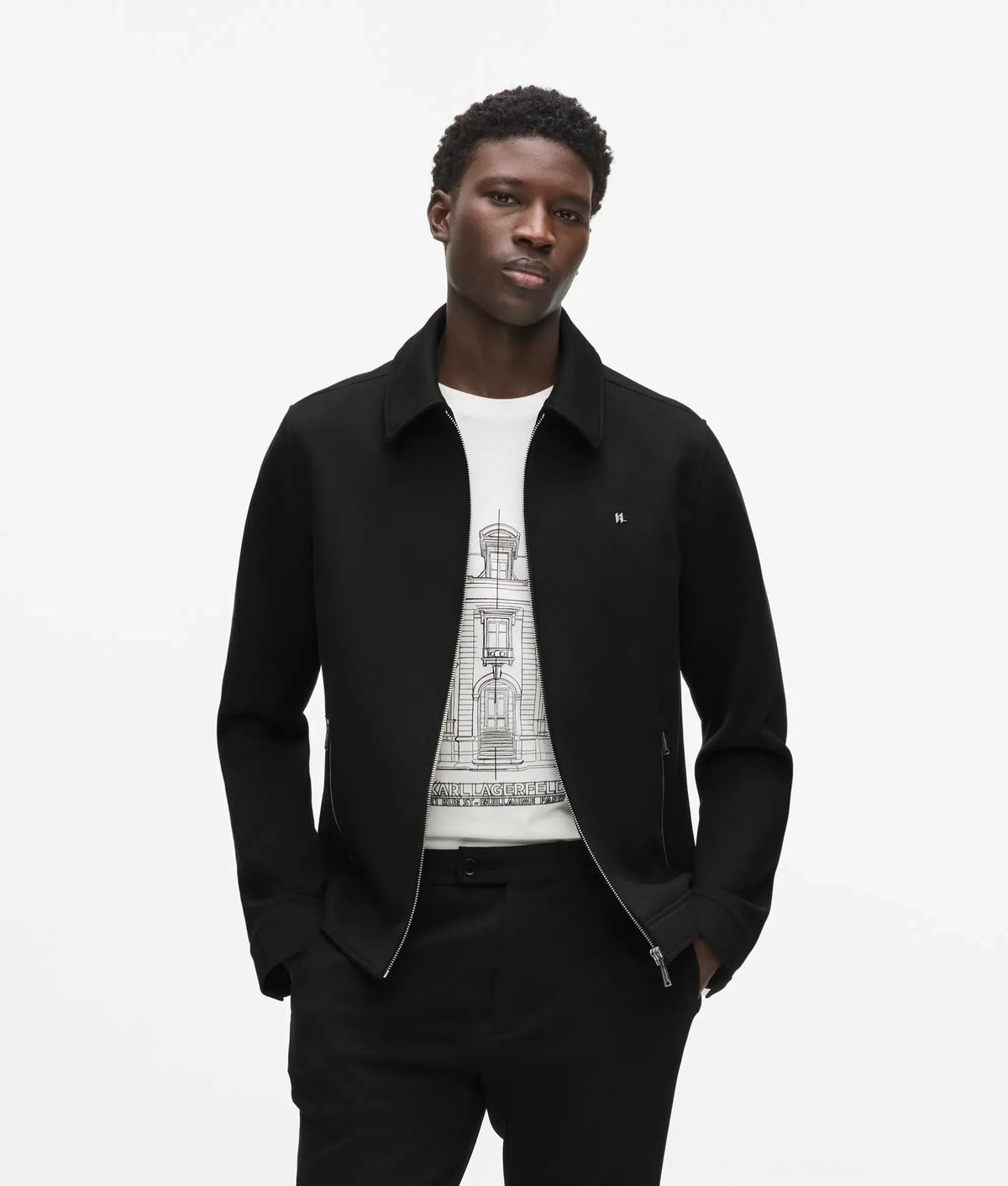 Zip-up punto jacket