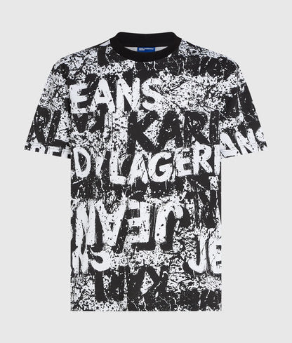 Relaxed all-over graphic T-shirt