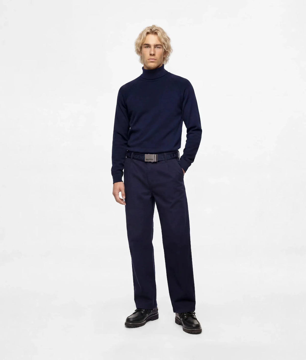 Lightweight knit rollneck sweater