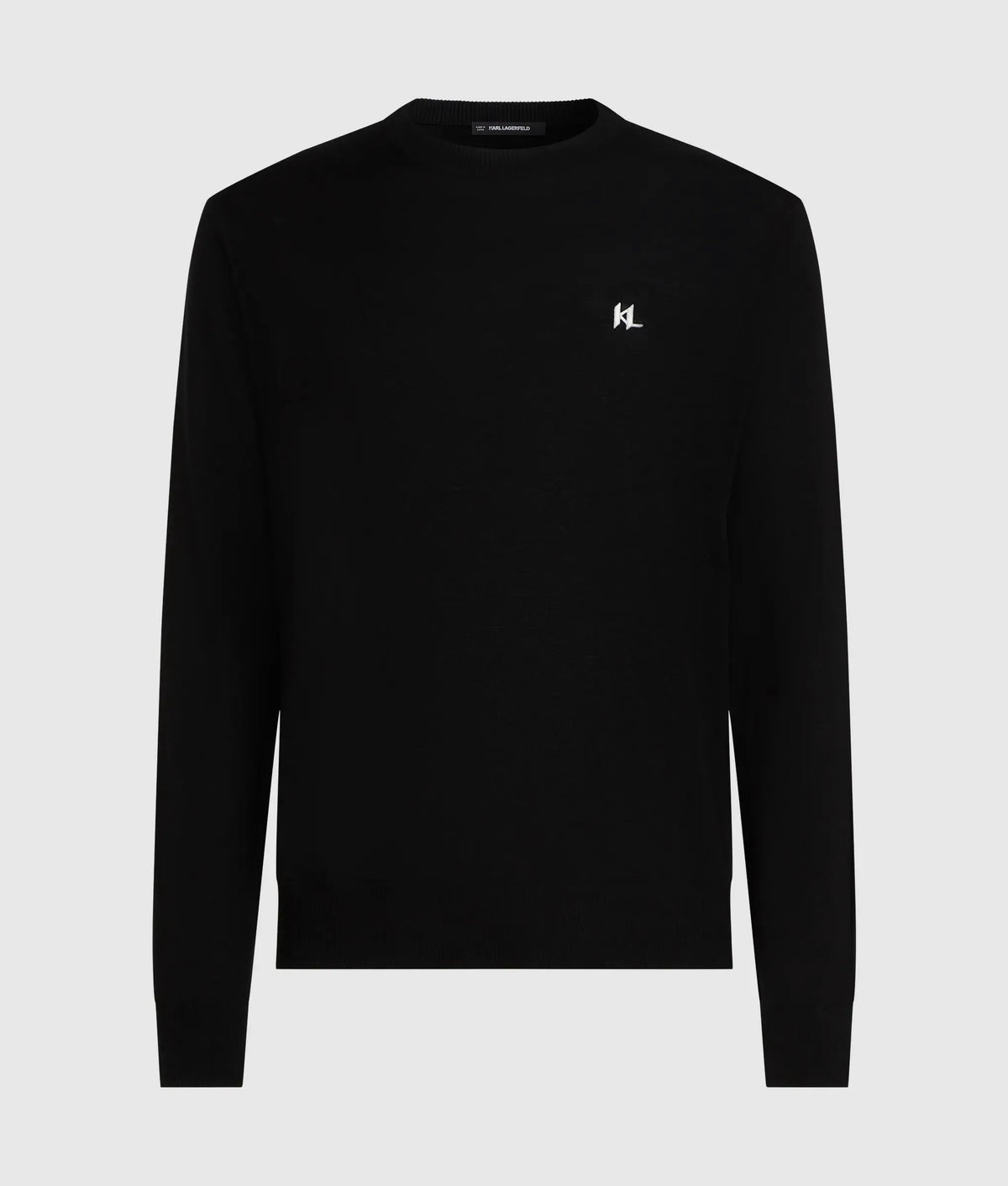 Merino wool crew neck sweater