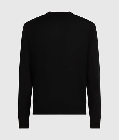 Merino wool crew neck sweater