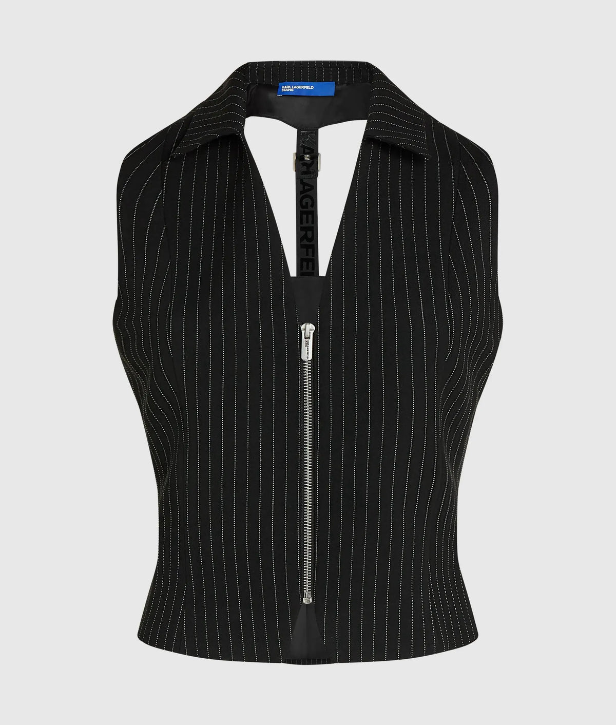 Pinstripe waistcoat